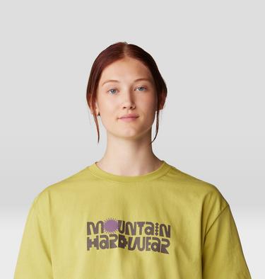 Women's Logo Plus Boxy crop, Color: Bright Olive, image 4