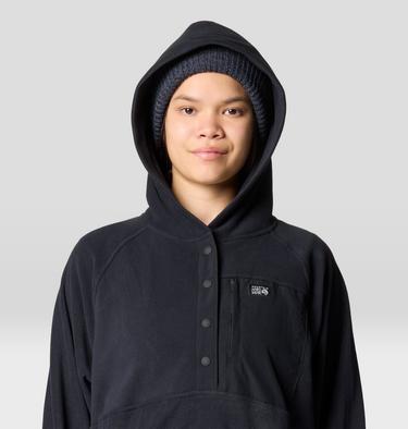 Women's Microchill Snap Neck Pullover, Color: Black, image 12