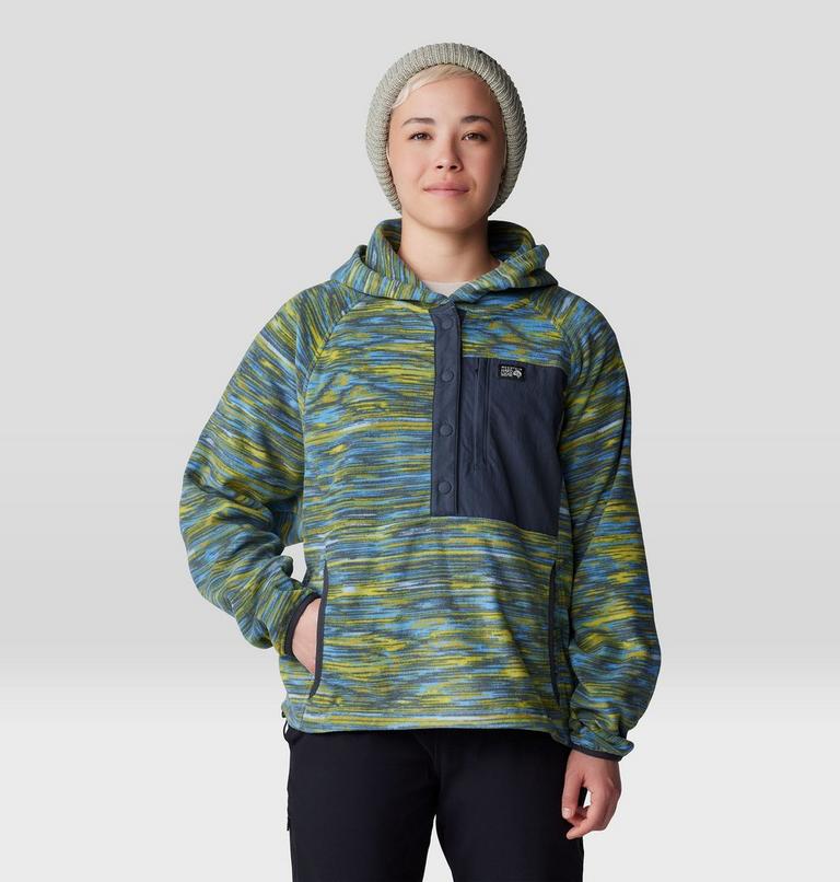 Chandail &agrave; col pressionn&eacute; Microchill, Color: Nitric Blue Stria Print, image 6