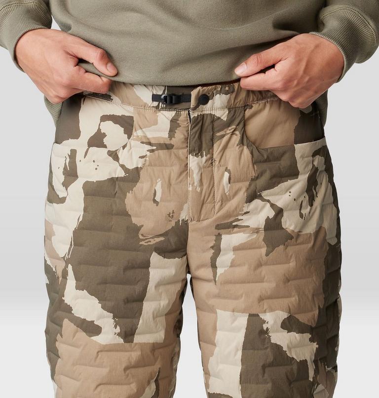 Men's Stretchdown Light Pant, Color: Badlands Snowdrifts Print, image 5