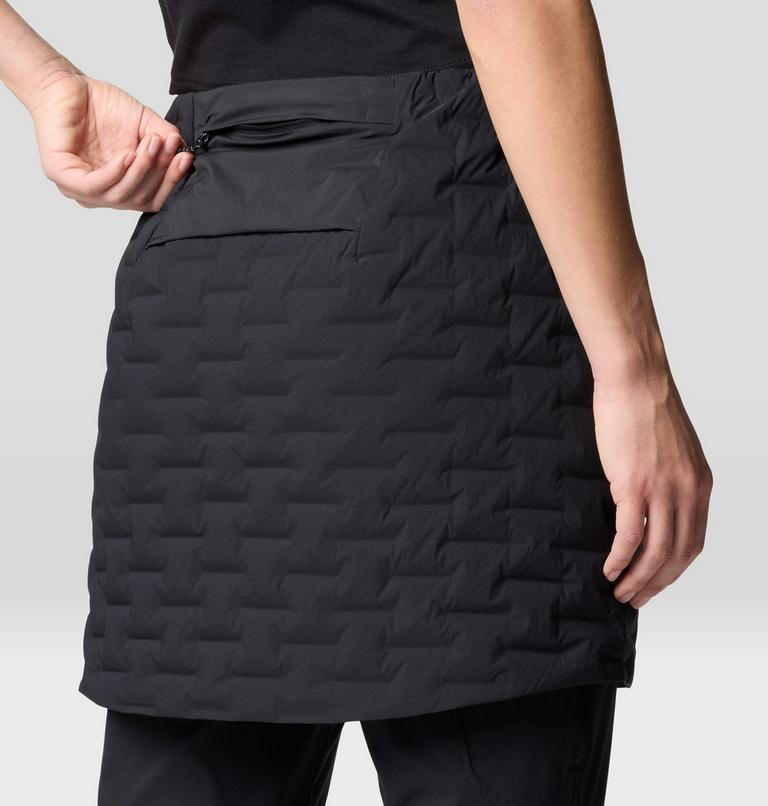 Women's StretchDown Skirt, Color: Black, image 6