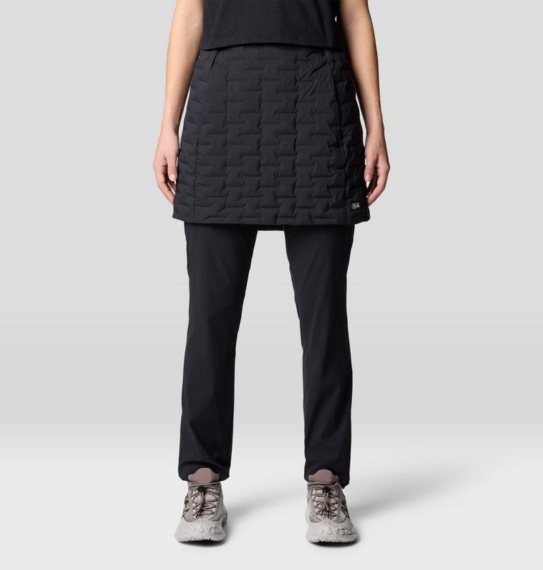 Women's StretchDown Skirt, Color: Black, image 1