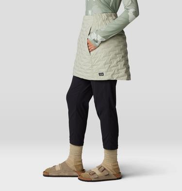 Women's StretchDown Skirt, Color: White Sage, image 8