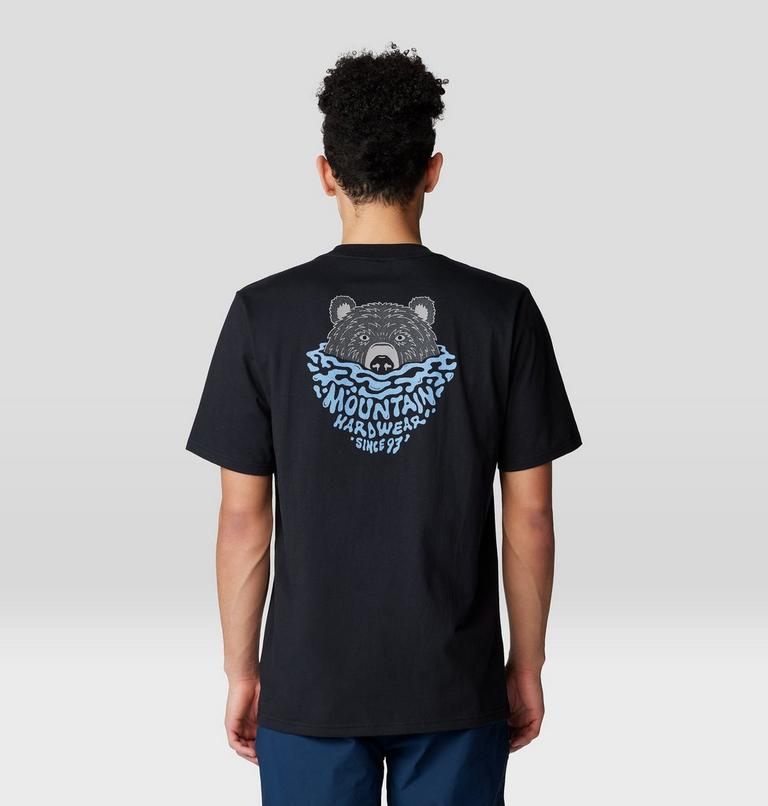Men's Bear Short Sleeve, Color: Black, image 2