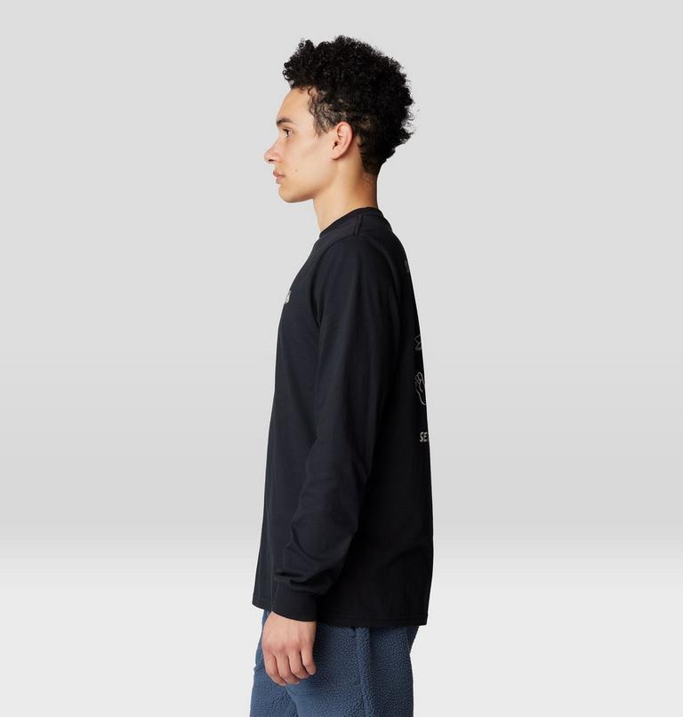 Men's Secret Stash Long Sleeve, Color: Black, image 3