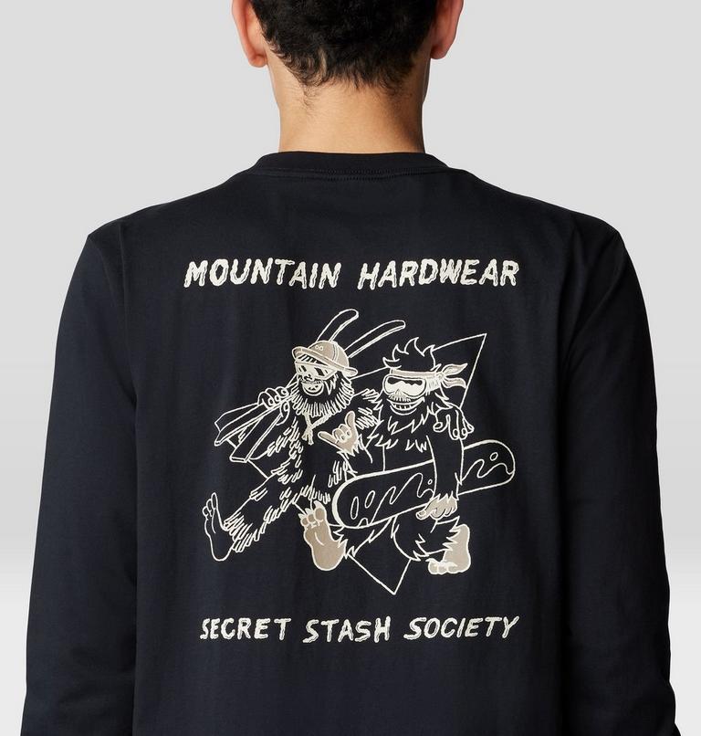 Men's Secret Stash Long Sleeve, Color: Black, image 5
