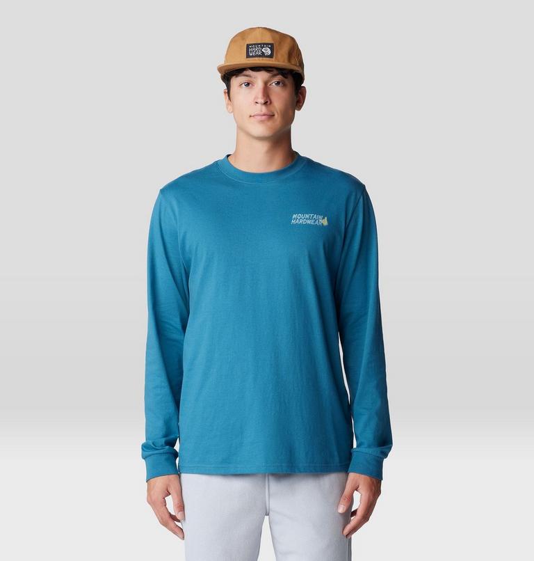 Men's Secret Stash Long Sleeve, Color: Baltic Blue, image 6