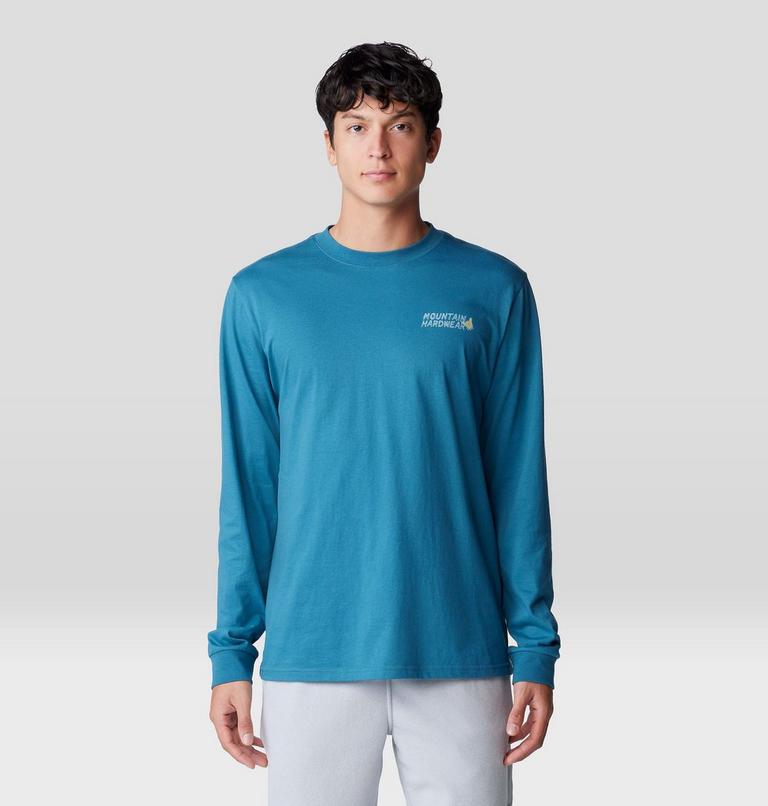 Men's Secret Stash Long Sleeve, Color: Baltic Blue, image 1