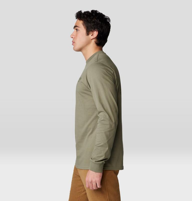 Men's Experiences Long Sleeve, Color: Stone Green, image 3