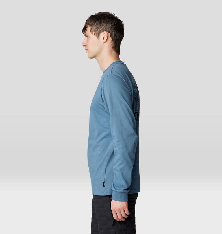 Men's Experiences Long Sleeve, Color: Adriatic Blue, image 3