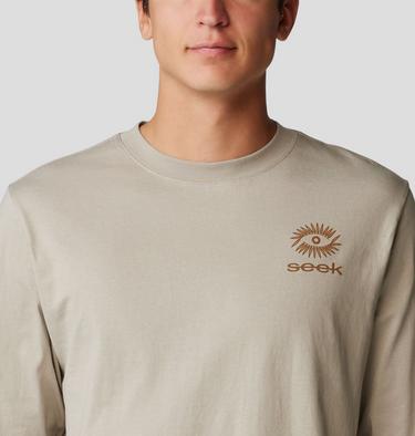 Men's Seek Long Sleeve, Color: Badlands, image 4
