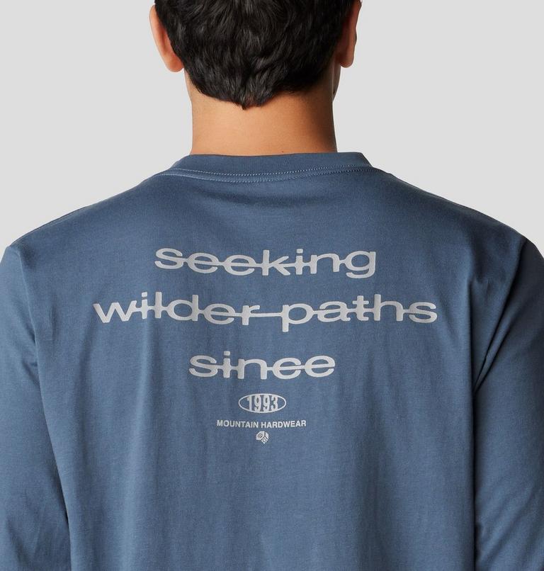 Men's Seek Long Sleeve, Color: Moon Blue, image 5