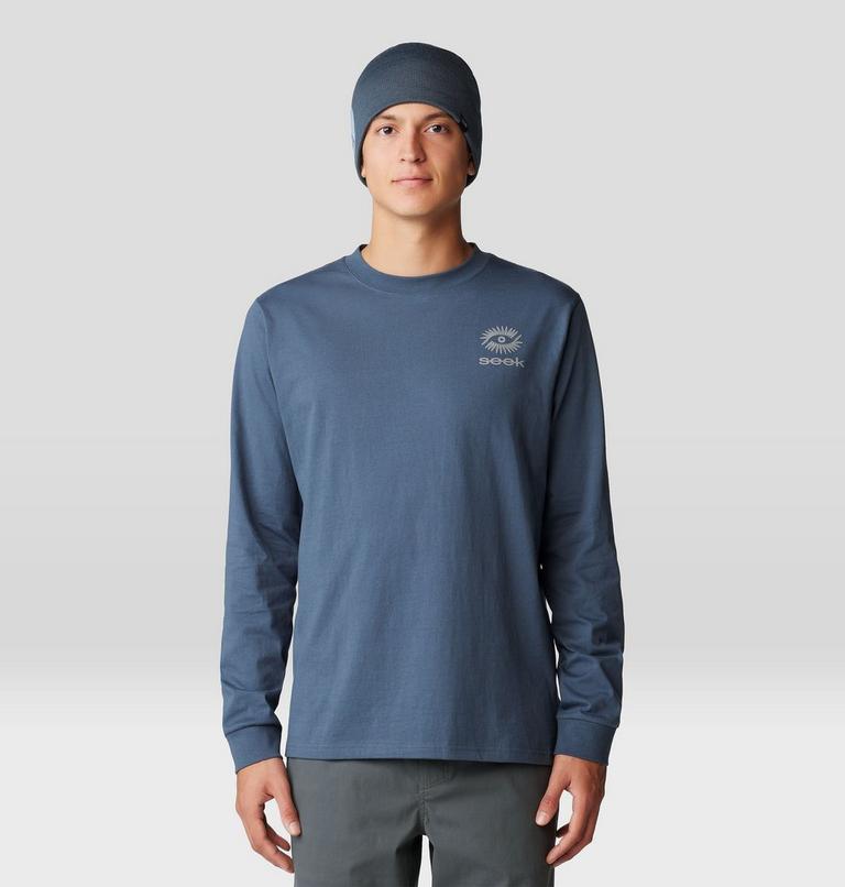 Men's Seek Long Sleeve, Color: Moon Blue, image 1
