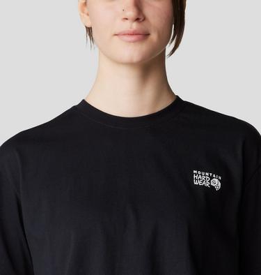 Women's MHW Logo Boxy Crop Short Sleeve, Color: Black, image 16