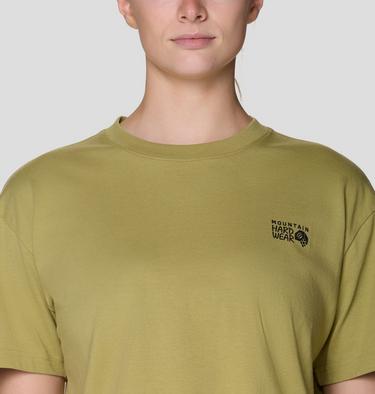 Women's MHW Logo Boxy Crop Short Sleeve Shirt, Color: Forest Moss, image 12