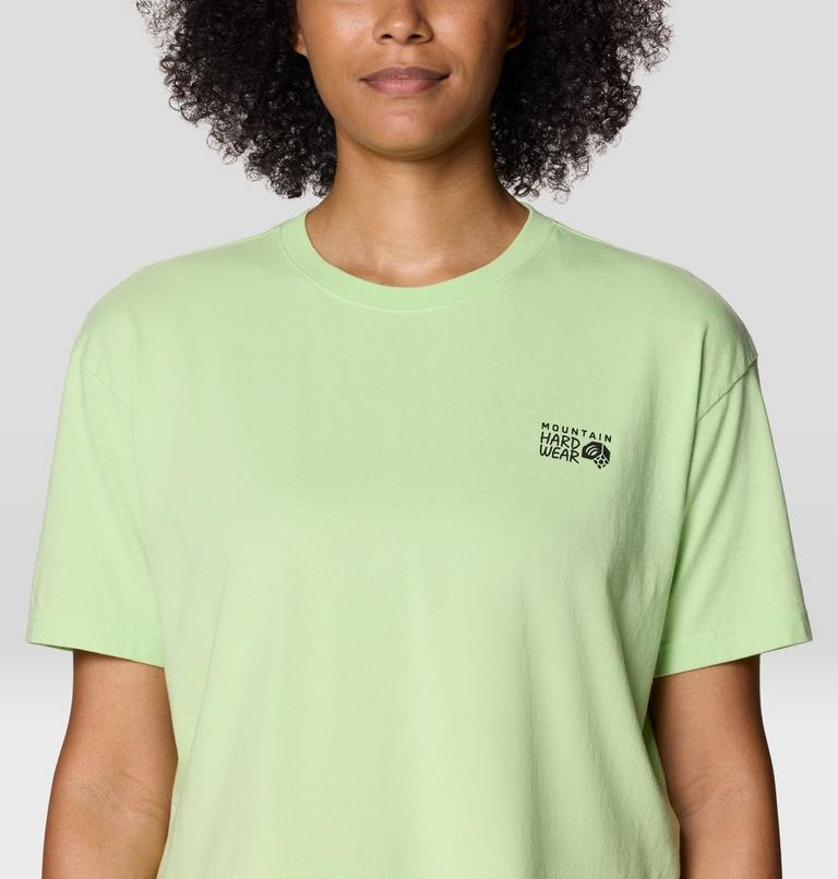 Women's MHW Logo Boxy Crop Short Sleeve, Color: Frozen In Lime, image 5