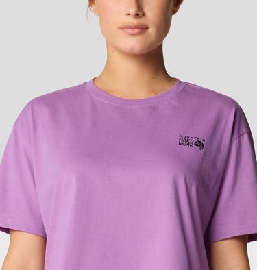 Women's MHW Logo Boxy Crop Short Sleeve, Color: Lilac Glow, image 12