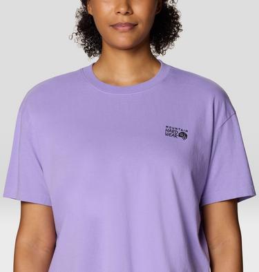 Women's MHW Logo Boxy Crop Short Sleeve, Color: Harbor Violet, image 16