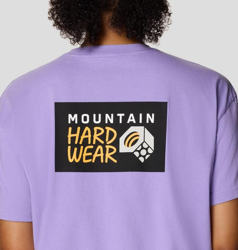 Women's MHW Logo Boxy Crop Short Sleeve, Color: Harbor Violet, image 5