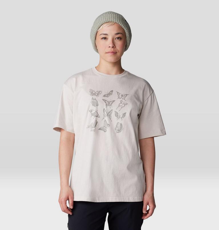 Butterflies Boxy à manches courtes, Color: Talc, image 1
