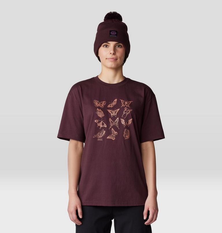 Butterflies Boxy &agrave; manches courtes, Color: Blackberry, image 5