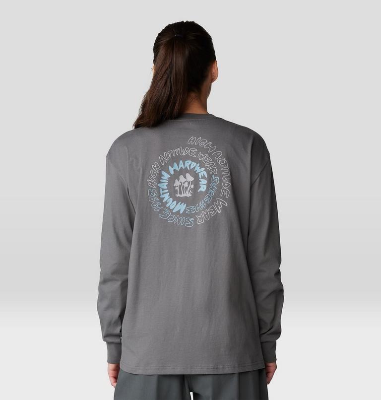 Women's Type Swirl Boxy Long Sleeve, Color: Sediment, image 2