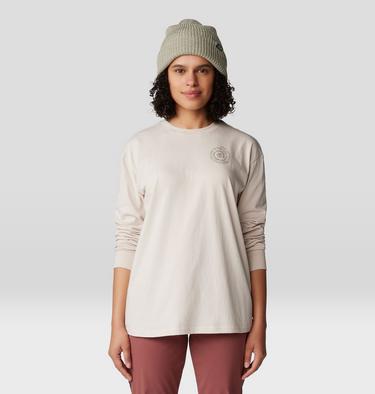 Women's Type Swirl Boxy Long Sleeve, Color: Talc, image 5
