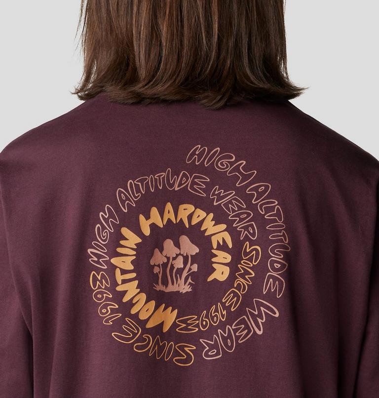 Women's Type Swirl Boxy Long Sleeve, Color: Blackberry, image 5