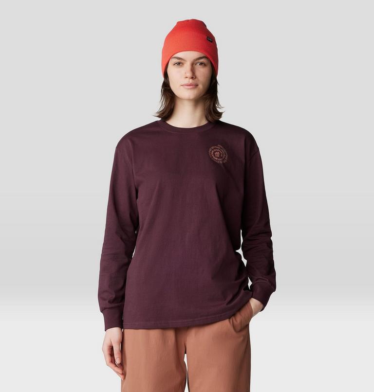 Women's Type Swirl Boxy Long Sleeve, Color: Blackberry, image 6