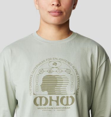 Women's Experiences Boxy Crop Long Sleeve, Color: White Sage, image 12