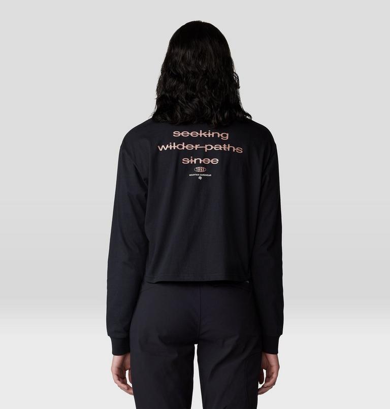 Women's Seek Long Sleeve, Color: Black, image 2