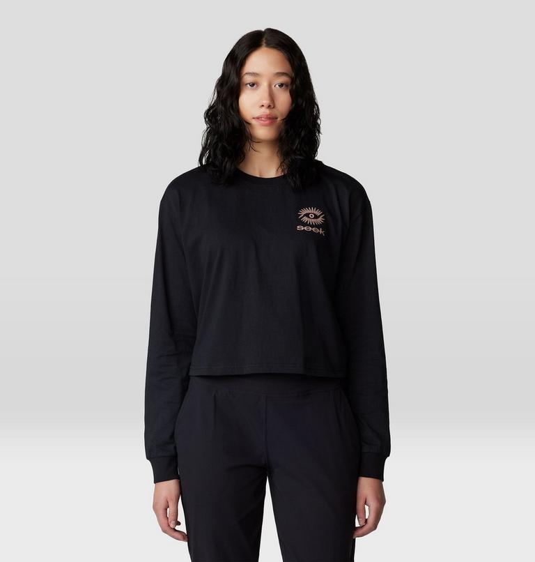 Women's Seek Long Sleeve, Color: Black, image 1
