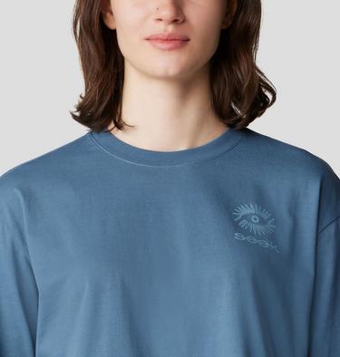 Women's Seek Long Sleeve, Color: Adriatic Blue, image 4