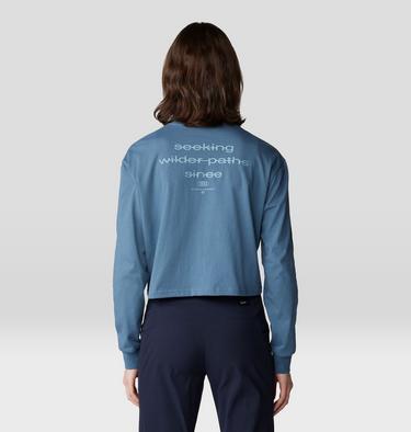 Women's Seek Long Sleeve, Color: Adriatic Blue, image 2