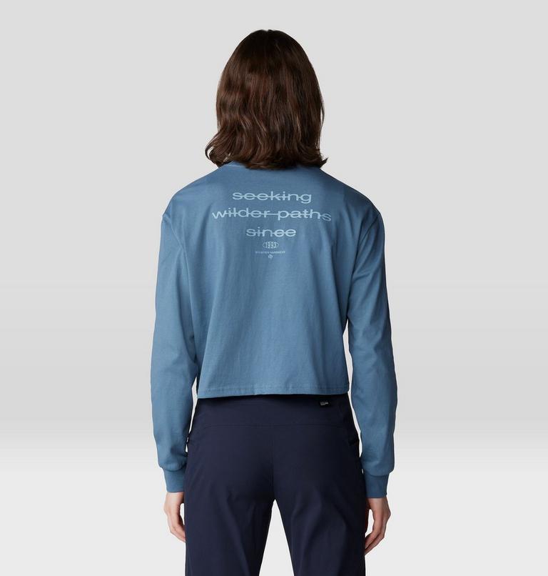 Women's Seek Long Sleeve, Color: Adriatic Blue, image 2