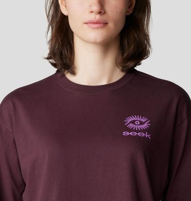 Women's Seek Long Sleeve, Color: Blackberry, image 16