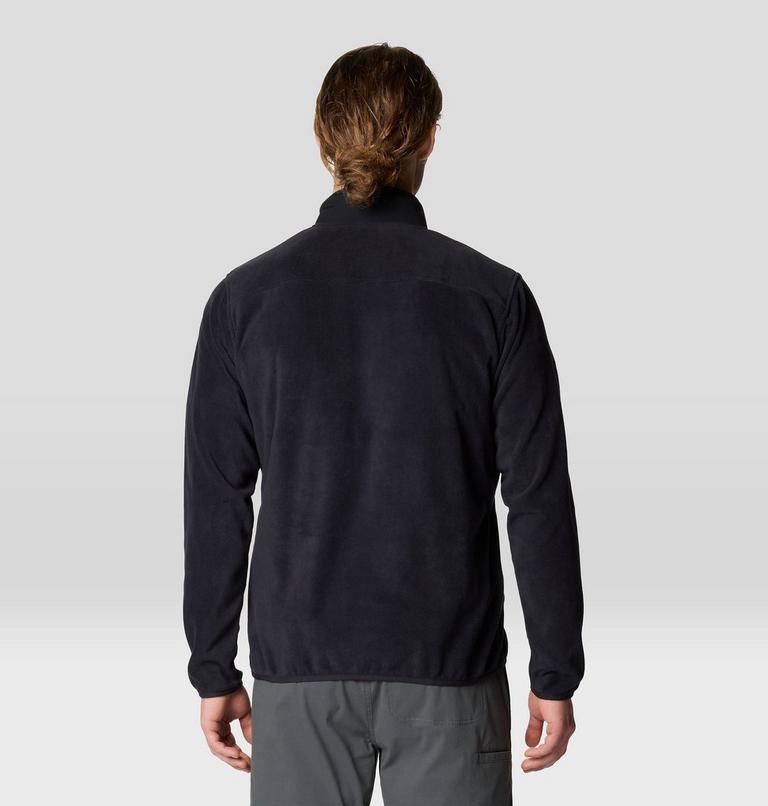 Homme Microchill Snap Pullover, Color: Black, image 2