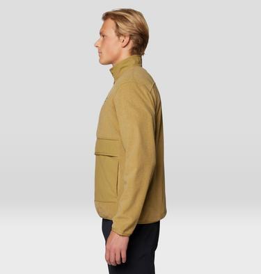 Men's Microchill Snap Pullover, Color: Grassland Heather, image 7