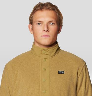 Men's Microchill Snap Pullover, Color: Grassland Heather, image 8