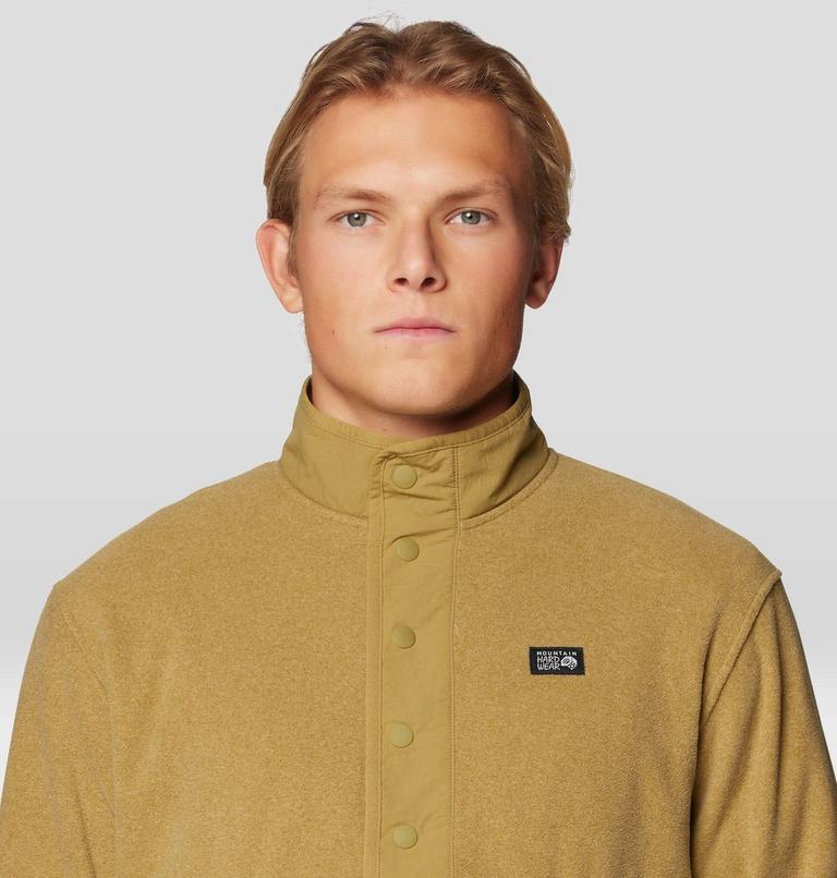 Men's Microchill Snap Pullover, Color: Grassland Heather, image 4