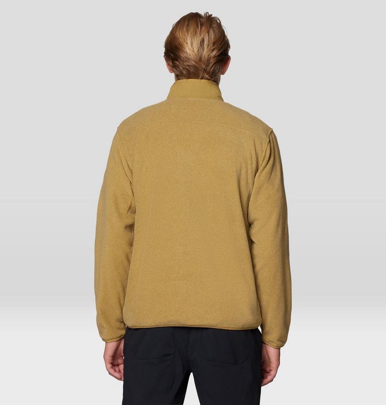 Men's Microchill Snap Pullover, Color: Grassland Heather, image 2