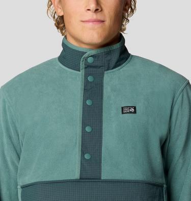 Men's Microchill Snap Pullover, Color: Blue Pine, image 4