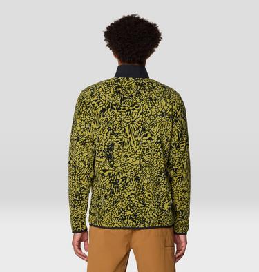 Men's Microchill Snap Pullover, Color: Moon Moss Forager XL Print, image 10