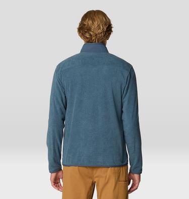Men's Microchill Snap Pullover, Color: Moon Blue Heather, image 7