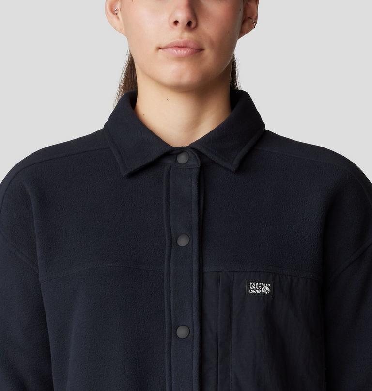 Women's Microchill Shirt, Color: Black, image 4