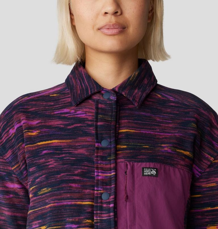 Chemise Microchill, Color: Blackberry Stria Print, image 4