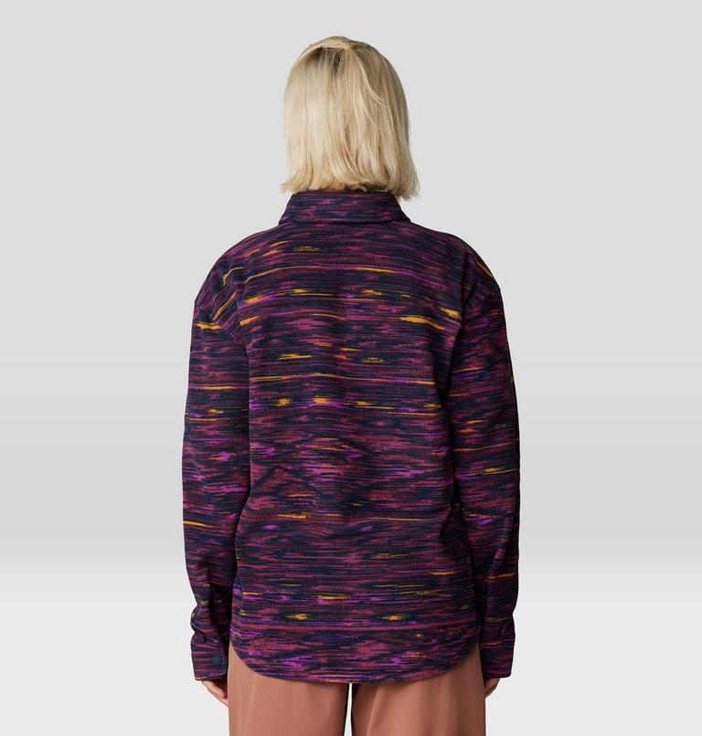 Chemise Microchill, Color: Blackberry Stria Print, image 2