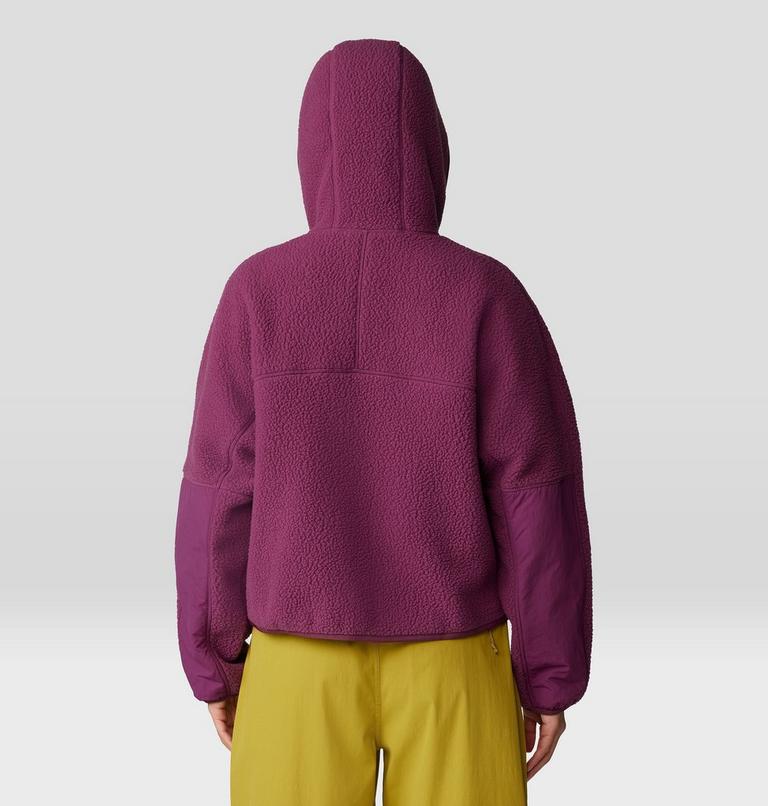 Women's HiCamp Fleece Snap Front Jacket, Color: Sugar Plum, image 2
