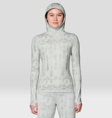 Women's Butter Up Hoody, Color: Gamma Grey Shadowdye XS Print, image 8
