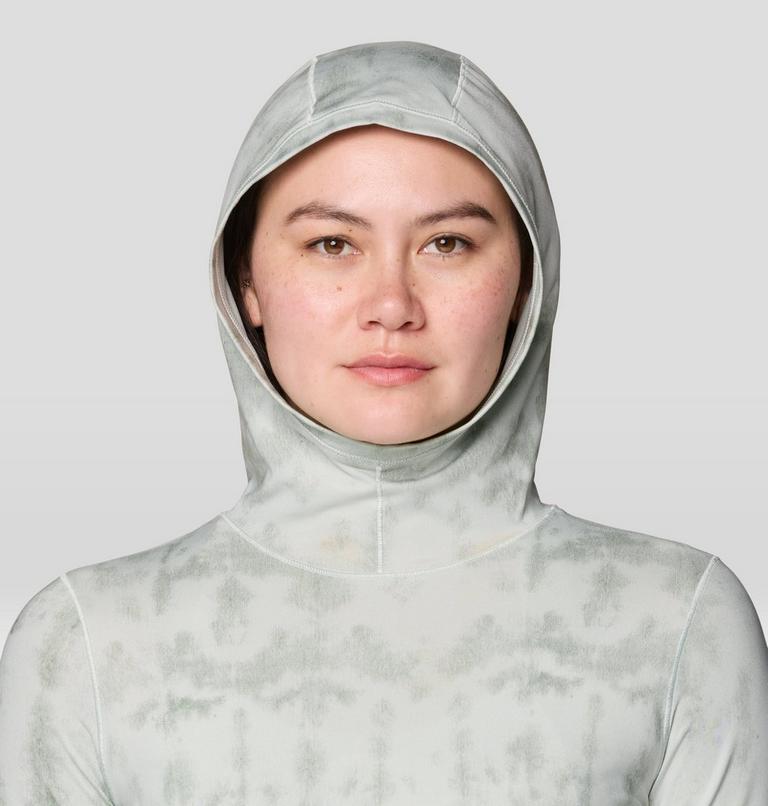 Women's Butter Up Hoody, Color: Gamma Grey Shadowdye XS Print, image 5